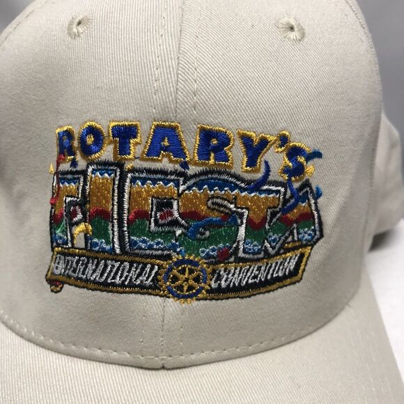 Rotary’s Fiesta International Convention Hat White Adjustable Strapback Cap - Picture 4 of 10